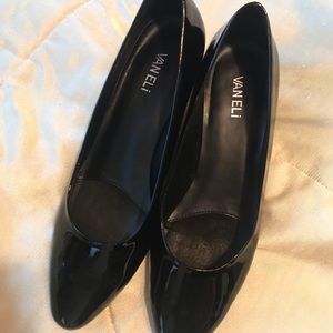 Vaneli Black Patent pumps